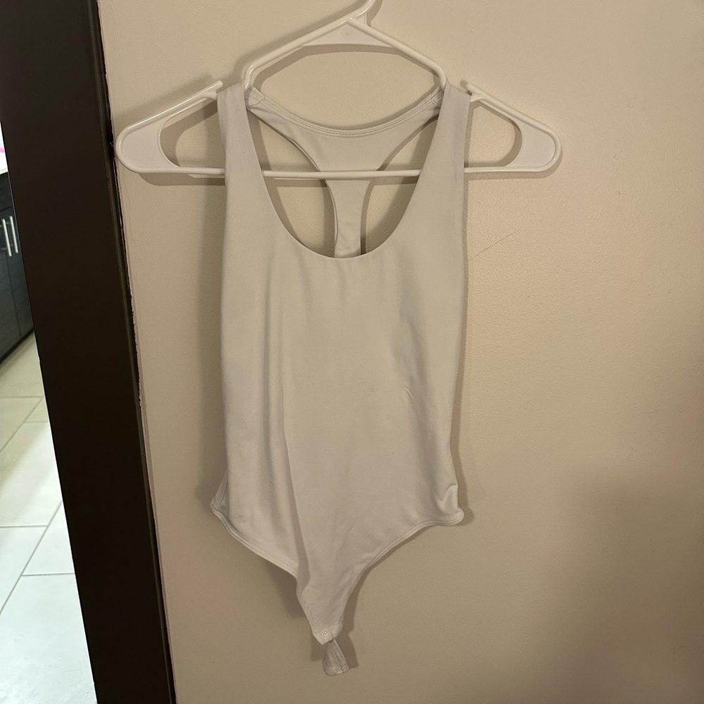 Aritzia Bodysuit tank White